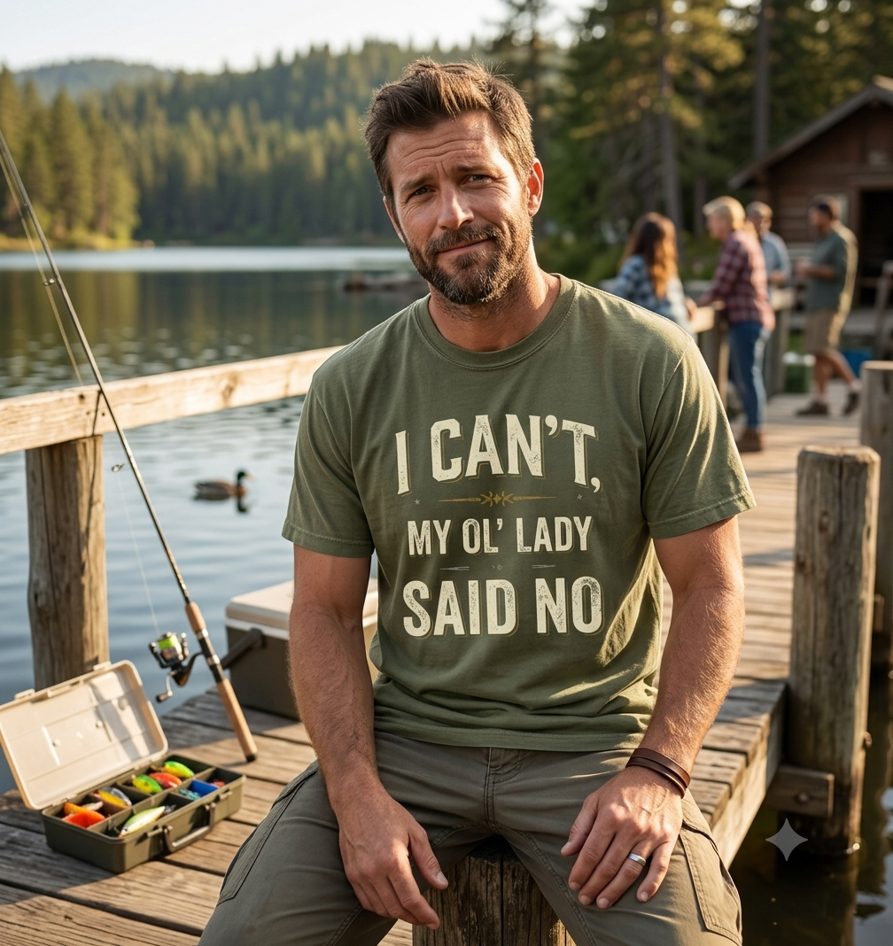 I Can't, My Ol' Lady Said No Tee | Funny Country Husband Shirt