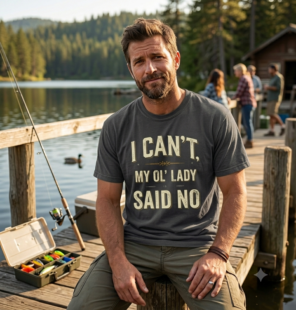 I Can't, My Ol' Lady Said No Tee | Funny Country Husband Shirt