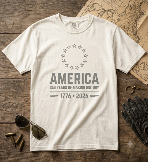 America 250 Years Tee | 1776-2026 USA Patriotic Shirt