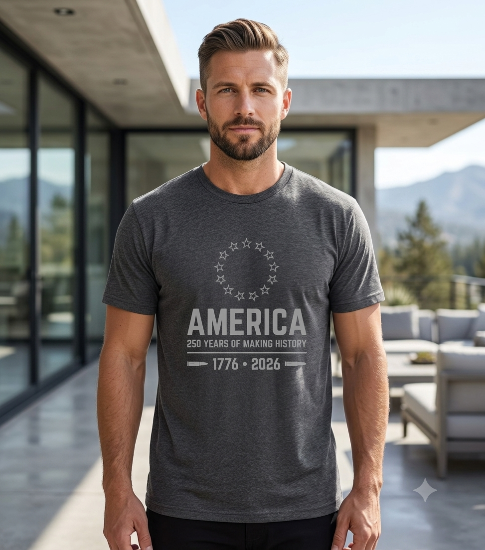 America 250 Years Tee | 1776-2026 USA Patriotic Shirt