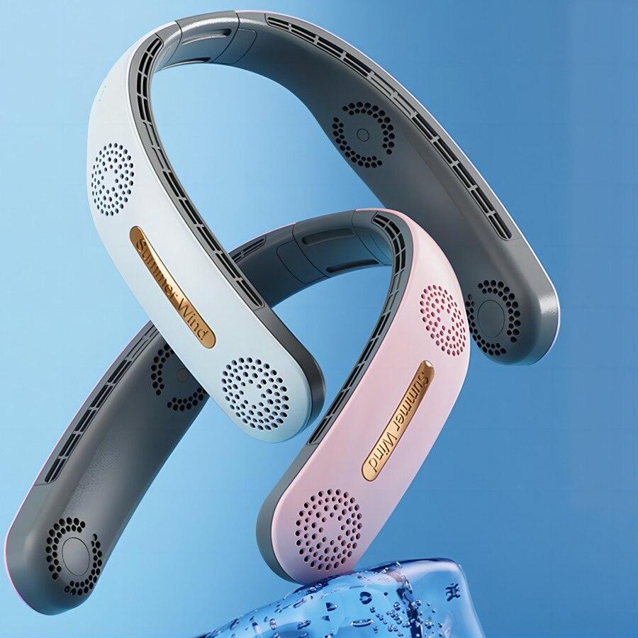 4-Turbo Bladeless Neckband Fan