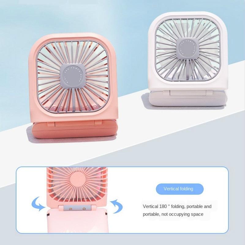 Foldable Neck Fan with Power Bank