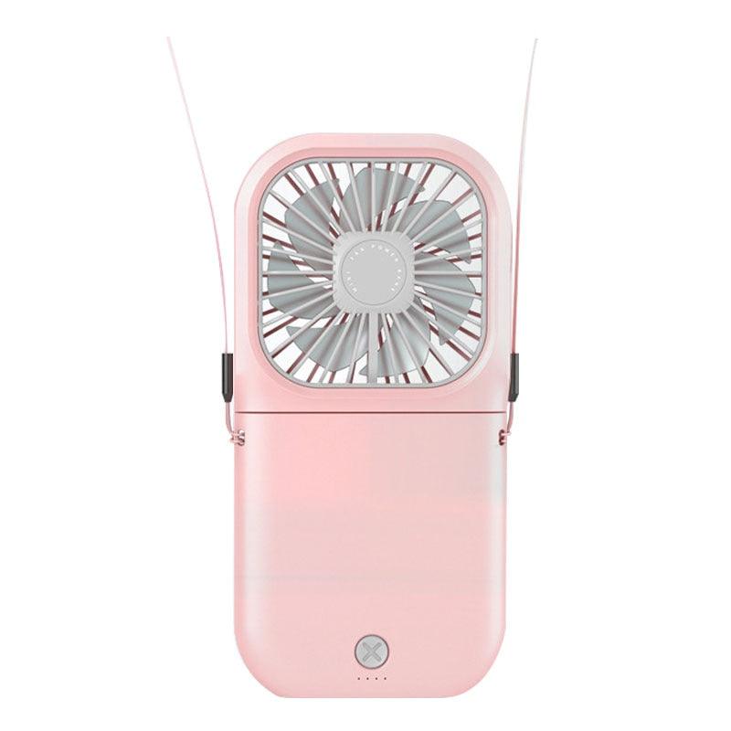 Foldable Neck Fan with Power Bank