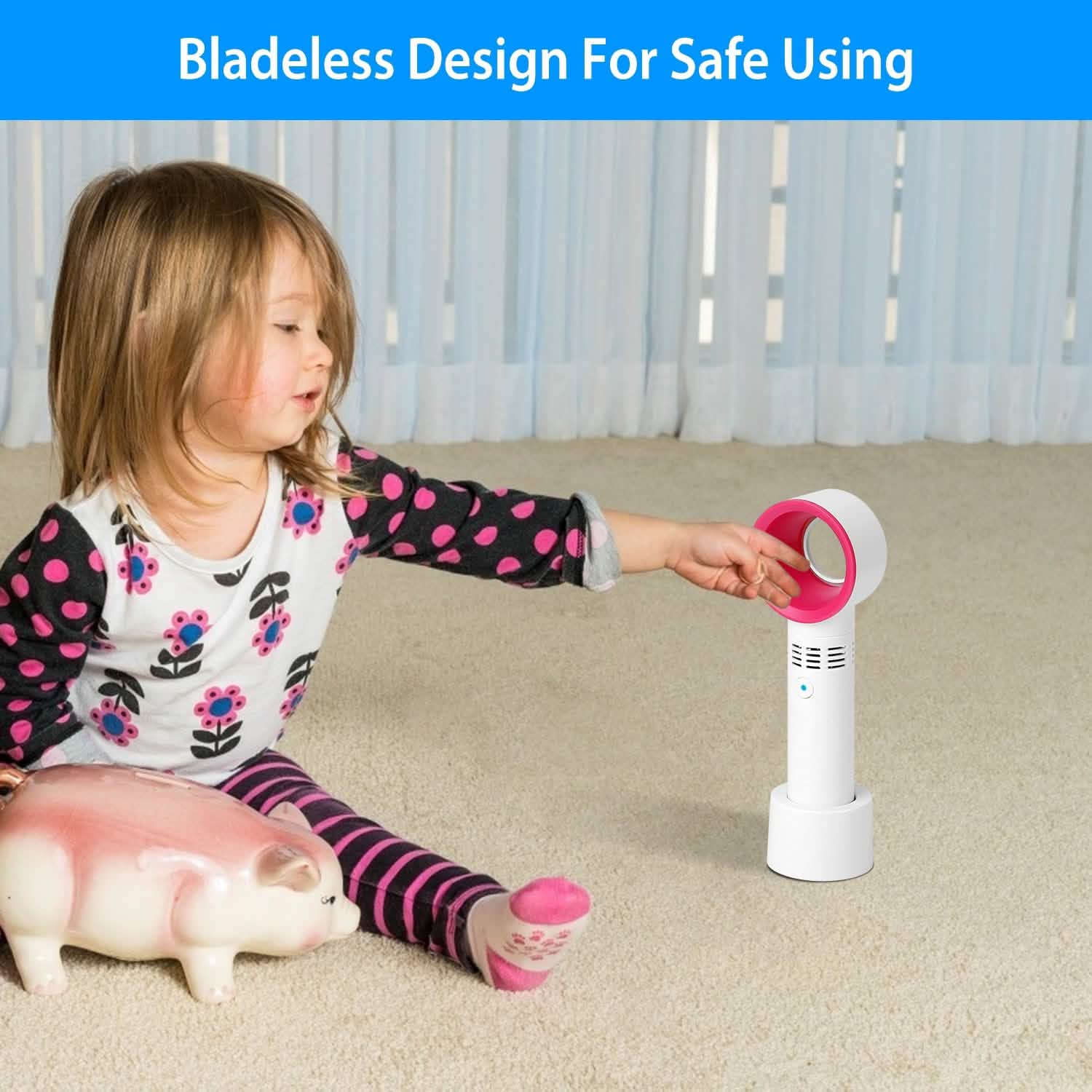 Portable Bladeless Handheld Fan