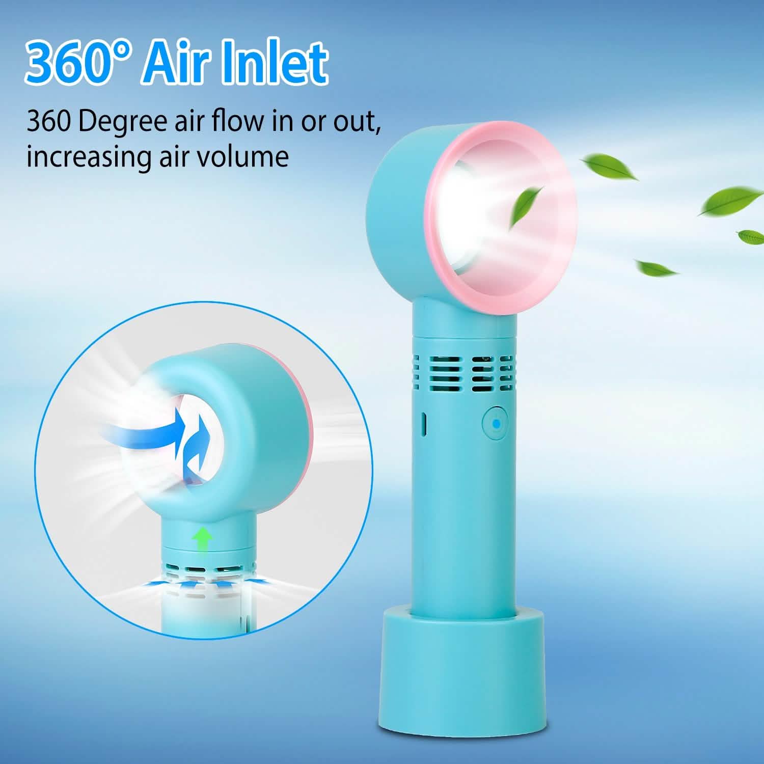 Portable Bladeless Handheld Fan
