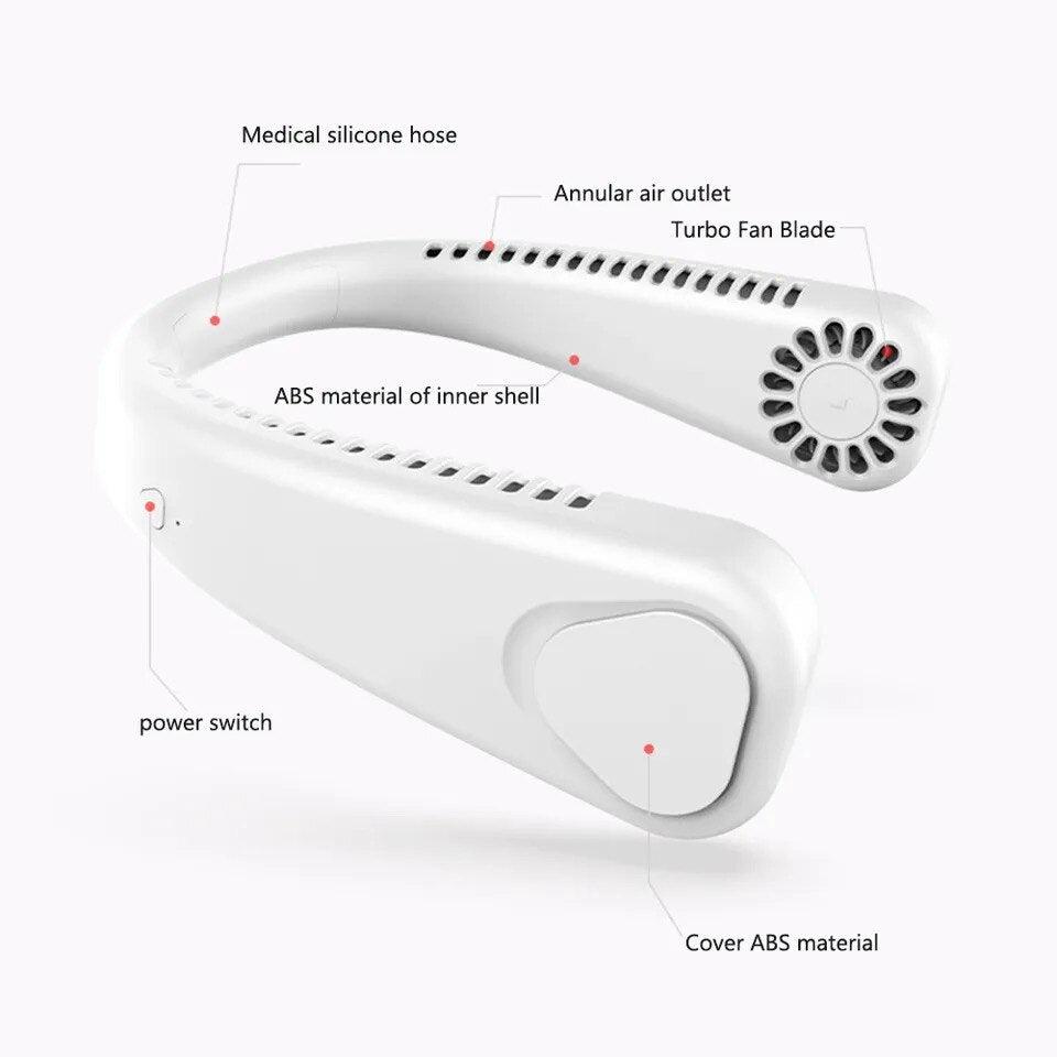 Wearable Bladeless Neck Fan